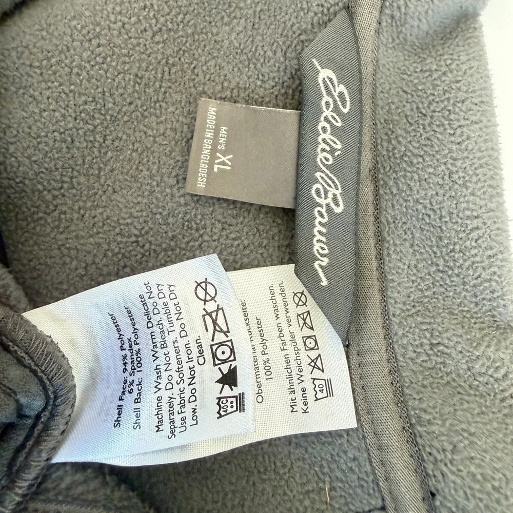 Eddie Bauer Jacket Windfoil Thermal Performance  Sz Xl Dark Academia Cabin Core - Picture 5 of 14